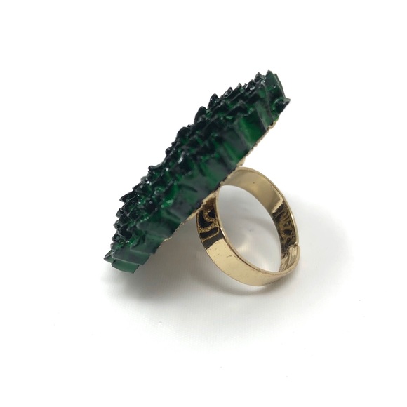 Hand painted enamel finish flower ring, NWOT - Picture 4 of 11